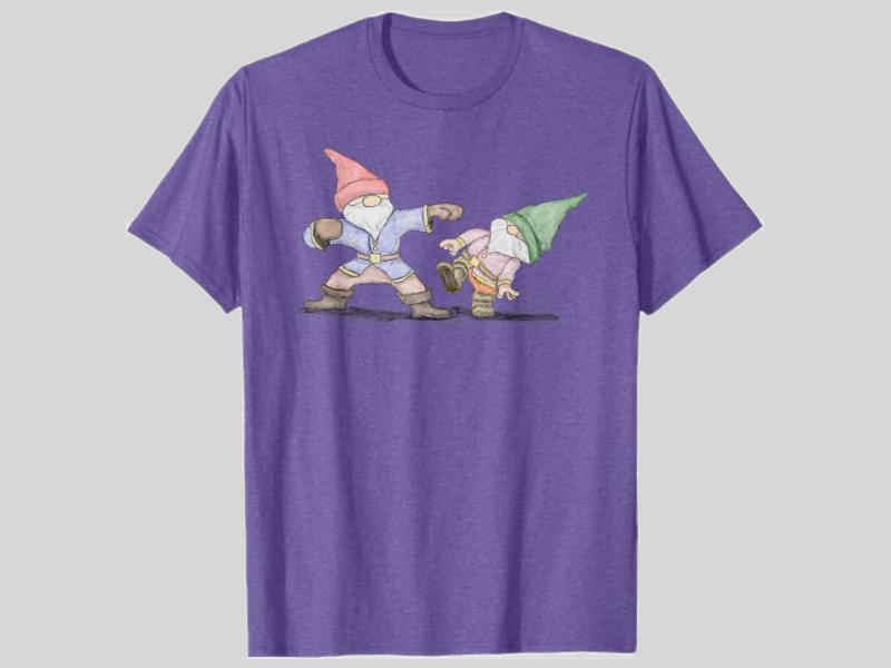 Gnome Throwing a Jab T-Shirt